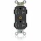 Leviton Straight Blade Receptacle, 5-20R, 20 A, 125V AC, Flush Mount, Self-Grounded MT563-2SE - alternate 1