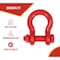 Mytee Products 1 in Anchor Shackle Forged Carbon Steel w/Safety Screw Pin 17,000 lbs WLL, 4PK SHACKLE-ANCHOR-BT-1x4 - alternate 5