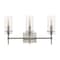 Jonathan Y Cato 21.25" 3-Light Modern Minimalist Iron/Glass LED Vanity, Nickel/Clear JYL7807B - alternate 8
