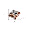Homeroots 50" X 60" Brown and White Velvet Quilted Animal Print Plush Throw Blanket 535294 - alternate 6