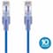 Monoprice SlimRun Cat6A Ethernet Patch Cable - Snagless RJ45_ UTP_ Pure Bare Cop 29454 - alternate 1