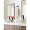 Amerock St. Vincent Matte Black Contemporary 5-9/16 in 141 mm Length Towel Ring BH36042MB - alternate 5