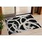 Homeroots 3' X 5' Black Ivory And Gray Abstract Washable Indoor Outdoor Area Rug 599106 - alternate 1