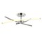Jonathan Y Crucis 31.5 in. Modern Metal Integrated LED Semi Flush Mount, Chrome JYL7031A - alternate 1