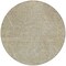 Homeroots 8' Ivory And Brown Round Abstract Washable Indoor Outdoor Area Rug 597048 - alternate 7