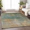 Homeroots 3' X 5' Artichoke Green Gray And Gold Abstract Washable Indoor Outdoor Area Rug 603059 - alternate 7