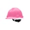 Msa Safety V-Gard Slotted Cap, HDPE, Fas-Trac III Suspension, Type I, Class E, Hot Pink (standard size) 10155230 - alternate 1