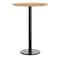 Flash Furniture Bennett 30 in Round Solid Wood Indoor Tabletop in Natural with 18 in Round Bar Height GSF-RD30-NAT-TR18B-GG - alternate 10