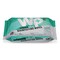 Carlisle Foodservice WipesPlus Disinfecting Surface Wipes, Flat Pack, 1-Ply, 7 x 8, Lemon Scent, White 37701 - alternate 1