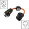 Ac Works 14-50P to 6-30R Adapter, 1.5 ft, 30A Breaker-Protected, Heavy-Duty STW S1450ICB630 - alternate 4