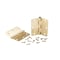 Global Door Controls 3.5 in. x 3.5 in. Satin Brass Full Mortise Residential Squared Hinge with Removable Pin, PK2 CP3535-R-US4-M - alternate 4