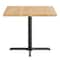Flash Furniture Bennett 36 in Square Solid Wood Indoor Tabletop in Natural with 30 in x 30 in Dining Height GSF-SQ36-NAT-T3030-GG - alternate 8