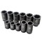 Sunex 3/4 in Drive Metric 6 Point Deep & 4 Point Square Budd Wheel 11-Piece Impact Socket Set 4011M - alternate 2