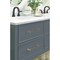 Amerock Overton 8-13/16 in 224 mm Center-to-Center Black Chrome/Brushed Gold Cabinet Pull BP36684BCRBGL - alternate 4