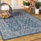 Jonathan Y Palazzo Vine and Border Textured Weave Navy/Gray 3 ft. x 5 ft. Indoor/Outdoor Area Rug SMB103A-3 - alternate 8