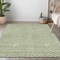 Homeroots 3' X 5' Green And Ivory Chevron Washable Indoor Outdoor Area Rug 596261 - alternate 6