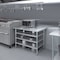 Amgood 30in D x 48in L Stainless Steel Table, Three Undershelves AMG WT-3048-3SH-Z - alternate 7