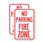 Signmission No Parking Fire Zone, 18'' X 24'' 2 Signs, Heavy Gauge Aluminum, 2PK A-1824-2PACK-23616 - alternate 1