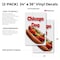 Signmission Chicago Dog, Vinyl Decals Only 24 Inch x 36 Inch, Vinyl Decal, 2PK DSB-2436-2PACK-Chicago Dog - alternate 2