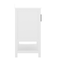 Flash Furniture Vega 36in. Vanity w/Sink, Black Hardware, Soft Close Doors & Open Shelf, Carrara Marble, Wht/Wht FS-VEGA36-WH-HDBLK-GG - alternate 8