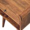 Homeroots 22" Brown Solid Wood One Drawer Nightstand 651606 - alternate 16