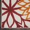 Homeroots 4' X 6' Red Yellow Green Orange And Ivory Floral Indoor Outdoor Area Rug 546661 - alternate 6