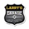 Signmission Larry's Garage I Can Fix Everything But Stupid, 6 Inch X 6 Inch, Plastic Sign SHI-P-6-490-LARRY - alternate 1
