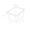 Storex 4 Gallon Storage Bin, Red 61452U06C - alternate 9
