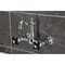 Kingston Brass Two-Handle Wall Mount Bridge Kitchen Faucet, Polished Chrome KS2441PKX - alternate 5