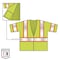 Ergodyne Two-Tone Safety Vest w/Sleeves L/XL Class 3 U Back, , Zipper 1 Pockets, 1 Mic Tab 8330Z - alternate 3