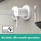Hansgrohe Finoris Wall-Mounted Single-Handle Faucet Trim, 1.2 GPM in Matte White 76050701 - alternate 2