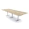 Skutchi Designs 10ft Conference Table W/ Power Unit | 10 Person Modular Rectangular Meeting Table | Harmony Series HAR-REC-48x120-T-K525-ESIL - alternate 1
