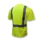 Radians T-Shirt, Type R Class 2, R, Birdseye Mesh, Hi-Vis Green, 2X ST11-2PGS-2X - alternate 12