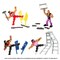 Mattel WWE Knuckle Crunchers Action Figures Multicolored HWH19 - alternate 5