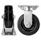 Hyw Products Heavy Duty Caster 6in x 2in Phenolic Wheel Stainless Steel - Rigid 40-60R-A1-PH(STS) - alternate 3