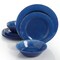Studio California Mauna 12-Piece Dinnerware Set in Cobalt Blue Crackle Look Decal 114335.12 - alternate 9
