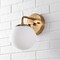 Jonathan Y Louis Parisian Globe 5.8 in. 1-Light Metal/Frosted Glass Modern Contemporary LED Vanity Light, Gold P JYL3534A - alternate 9