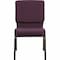 Flash Furniture Hercules Church Chair, 19-1/4 in W 25" L 33-1/4" H, Fabric Seat FD-CH02185-GV-005-GG - alternate 1