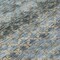 Homeroots 8' Teal Blue Light Blue And Gray Round Striped Washable Indoor Outdoor Area Rug 605695 - alternate 5