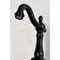 Kingston Brass Two-Handle Wall Mount Bridge Kitchen Faucet, Matte Black KS2440BAL - alternate 6