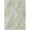 Homeroots 5' X 8' Sage Artichoke Green And Mint Green Geometric Washable Indoor Outdoor Area Rug 589243 - alternate 9