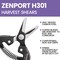 Zenport Harvest Shear, Short Straight Carbon Steel Blade H301 - alternate 4