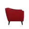 Homeroots 76" X 34" X 31" Red Polyester Sofa 373971 - alternate 4