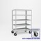 Pucel Five Shelf Extra Heavy Duty Stock Cart, 30 in W x 68 in H x 48 in D, Gray H-3048-P - alternate 1