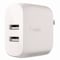 Belkin BOOST CHARGE Dual USB-A Wall Charger, White WCB002DQWH - alternate 9