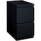 Lorell 15" W Lorell Mobile Pedestal, Black LLR49530 - alternate 1