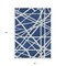 Homeroots 8' X 10' Navy Blue And Ivory Geometric Washable Indoor Outdoor Area Rug 600477 - alternate 7