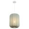 Jonathan Y Aurelia 13.75" 1-Light Scandinavian Japandi Adjustable Lantern Metal w/Ribbed Cocoon Capsule Shade L JYL4207B - alternate 1