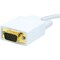 Monoprice 3ft 32AWG Mini DisplayPort to VGA Cable - White 6002 - alternate 2