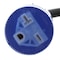 Ac Works SJTW; Cold Weather Extension Cord, 12 AWG, Indoor/Outdoor, 12/3, 1 Outlets, 6-15/20R, Black, PVC S620PR-050 - alternate 4